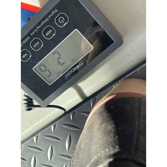 Mia Grant Wedge Boots Size 9 Lace Up Faux Leather Rugged Outsole Platform Grunge - Picture 8 of 8